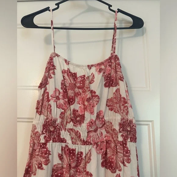 Old Navy Pink and White Floral Dress - Picture 2 of 5